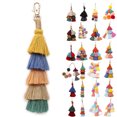 thumbnail image 2 of Porte-clés à Pampilles Mode Multi-Usage Pendentif Pompon Charme de Sac, 2 of 8