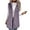 Purple, variant on Fashion Women Solid Color Vest Sleeveless Open Front Long Cardigan Plus Size Flannel Coat Winter Warm Fuzzy Coat with Pockets Sleeveless Fleece Jacket Long Warm Winter Coat Outerwear