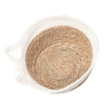 thumbnail image 3 of Woven Cat Bed, Breathable Hand Woven Cat  Cotton Rope with Soft Cushion for Cats for Summer Large Suitable for Pets Within 7.5kg/16.5lb,Small Suitable for Pets Within, 3 of 8