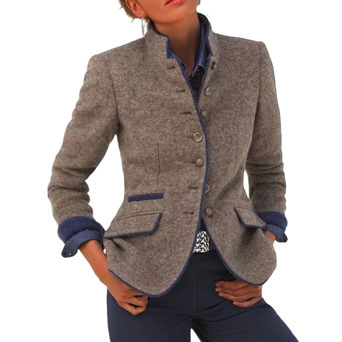 Lovaru Women's Solid Color Vintage 