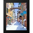 thumbnail image 2 of Borelli, Guido 12x14 Black Modern Framed Museum Art Print Titled - la neve in liguria, 2 of 5