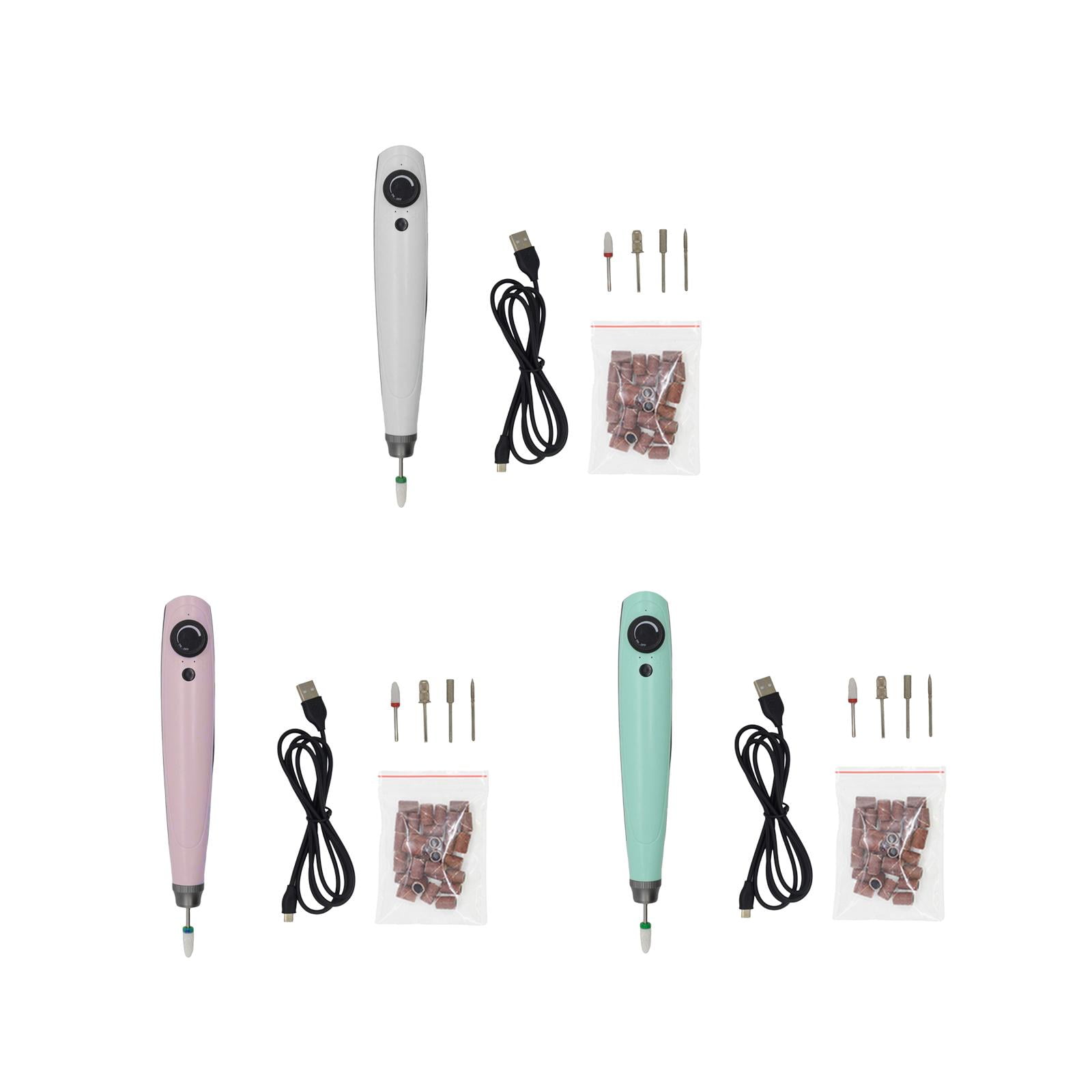 Electric Nails Drill Pen Compact Manicure Pedicure Kits for Grinding Trimming