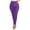Purple, variant on Women High Waist Cropped Work Pants Solid Zipper Trouser Pant Casual Baggy Elastic Waist Trouser Wide Leg Pant With Pocket Fashion Pant Dress Pants for Women Business Casual High Waist