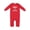 Red, variant on Future Billiards Champ Baby Romper Coveralls