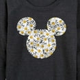 thumbnail image 3 of Mickey & Friends - Mickey Head Daisies - Women's Lightweight French Terry Long Sleeve Shirt, 3 of 5