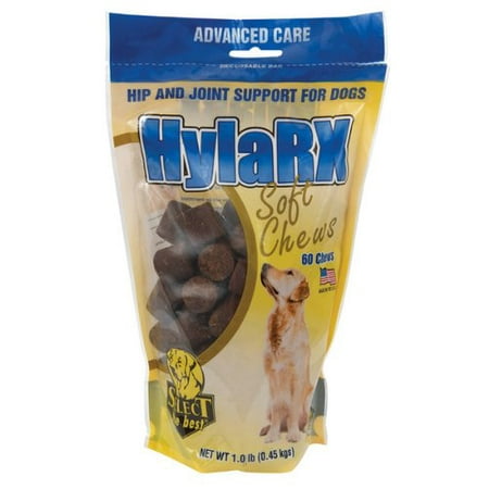 Select The Best HylaRX Soft Chews Hip and Joint Support for Dogs Treatment 60 (Best Food For Joint Lubrication)