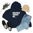 thumbnail image 4 of Malcolm X Taught Me Unisex Hoodie, S-5XL Black History Month Black Power, 4 of 5
