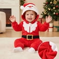 thumbnail image 2 of OJSFQUFP Baby Cute Hooded Outfit Infant Baby Colorful Plush Tail Funny Cosplay for Christmas, 2 of 8