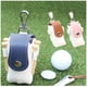 thumbnail image 3 of Wosthever Bolsa de almacenamiento de pelotas de golf, textura de alta gama, impermeable, portátil, gancho de bolsillo colgante, fácil Deportes y aire libre Cielo azul 4.9 x 4.xxs, 3 of 6