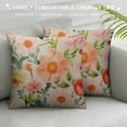 thumbnail image 3 of GOSMITH  Watercolor Flowers Print Farmhouse Décor Colorful Vintage Floral Decorative Throw Pillow Cover Sofa Couch, 3 of 5