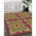 thumbnail image 2 of Ahgly Company Indoor Rectangle Patterned Dark Golden Rod Brown Area Rugs, 7' x 9', 2 of 6