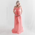 thumbnail image 1 of Chiffon Bodysuit Dress For Maternity, 1 of 5