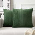 thumbnail image 2 of Rstll Throw Pillow 16x16 Inch,Mordern Nordic Cushion Covers Soft Corduroy Home Decor for Couch Bed Sofa Living Room Forest,Green, 2 of 4