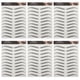 thumbnail image 1 of 6 hojas de pegatinas 3D para cejas, tatuajes de cejas postizas, tatuajes temporales para cejas, 1 of 7