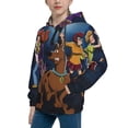 thumbnail image 2 of Saiise Unisex Kids Scooby-Doo At Sweatshirt Boys Girls Hooded Kangaroo Pocket Pullover Hoodies-Large, 2 of 7