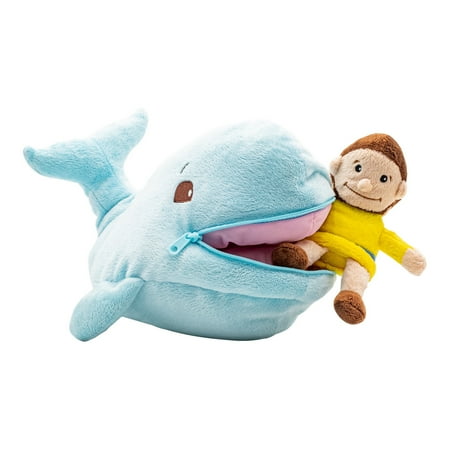 BibleToys Plush Jonah and Fish (Whale) Play Set