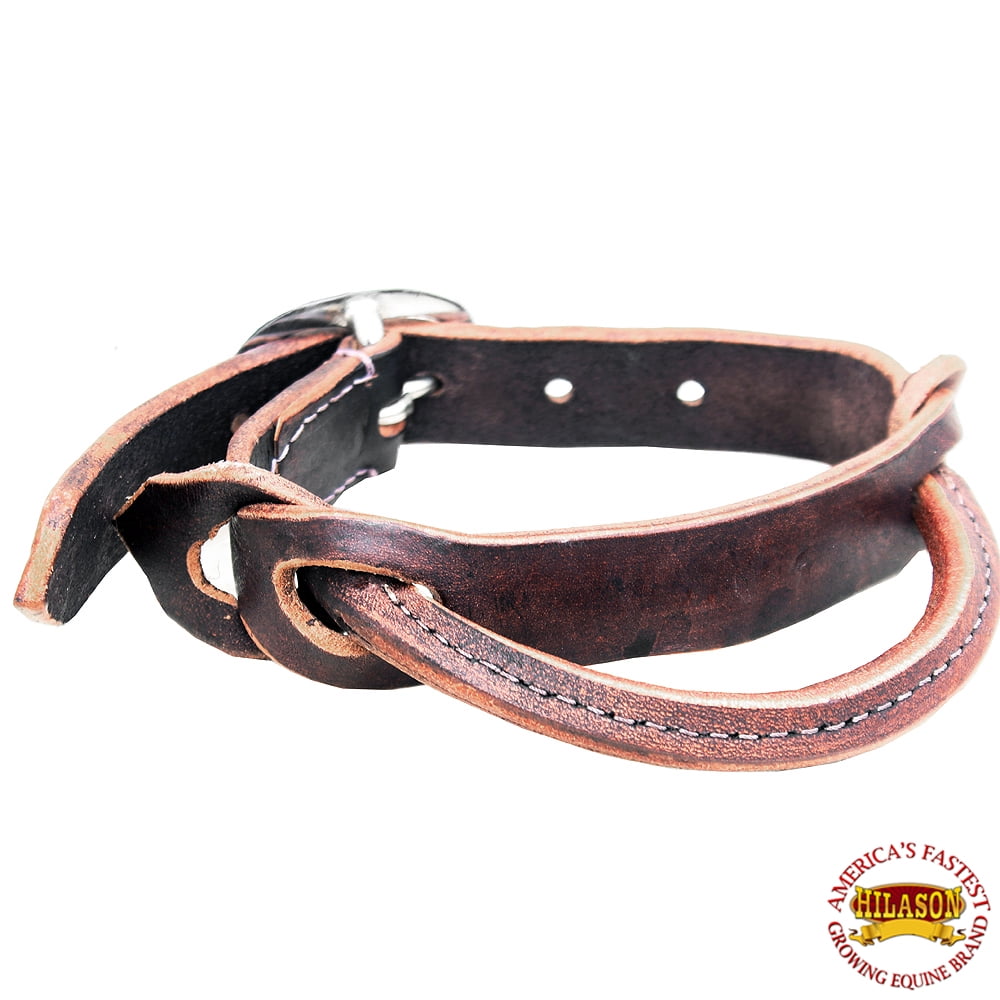 HILASON HORSE SADDLE SAFETY LEATHER NIGHT LATCH ADJUSTABLE HANDLE SMALL