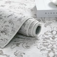 thumbnail image 2 of RUGKING Runner Rug 2x5, Non Slip Traditional Area Rug Low Pile Machine Washable Rugs for Entryway, Hallway, Kitchen and Corridor, Floral Grey, 2 of 7
