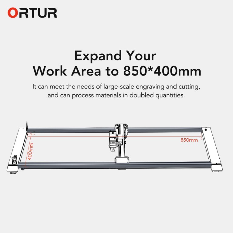 Ortur Y-axis Engraving Area Extension Kit for Ortur Laser Master 2