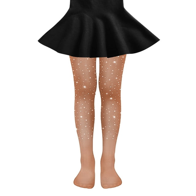 Bas Résille pour Enfants, Collants à Pois, Bande de Collants Colorés, Bas Découpés pour Filles