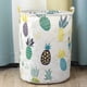 thumbnail image 5 of Cesta de tela plegable para la colada con asa | Organizador de gran capacidad para ropa, juguetes y viajes | Cesto plegable multicolor para el hogar, el dormitorio y la habitación de los niños, 5 of 6