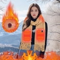 thumbnail image 2 of WNFJR Heated Scarf for Women Men, Portable Heated Scarf Rechargeable Eletric Heated Scarf, Winter Electric Scarf for Cold Weather, 2 of 4