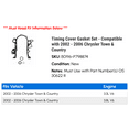 thumbnail image 2 of Timing Cover Gasket Set - Compatible with 2002 - 2006 Chrysler Town & Country 2003 2004 2005, 2 of 2
