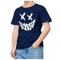 thumbnail image 1 of TZEWGL Cute Graphic Printed Short Sleeved Crewneck Solid Color Shirt For Kid Clothes For Kids size 8-9T, 1 of 4