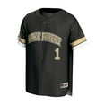 thumbnail image 2 of Youth GameDay Greats #1 Black Wake Forest Demon Deacons Lightweight Collegiate Baseball Fashion Jersey, 2 of 4