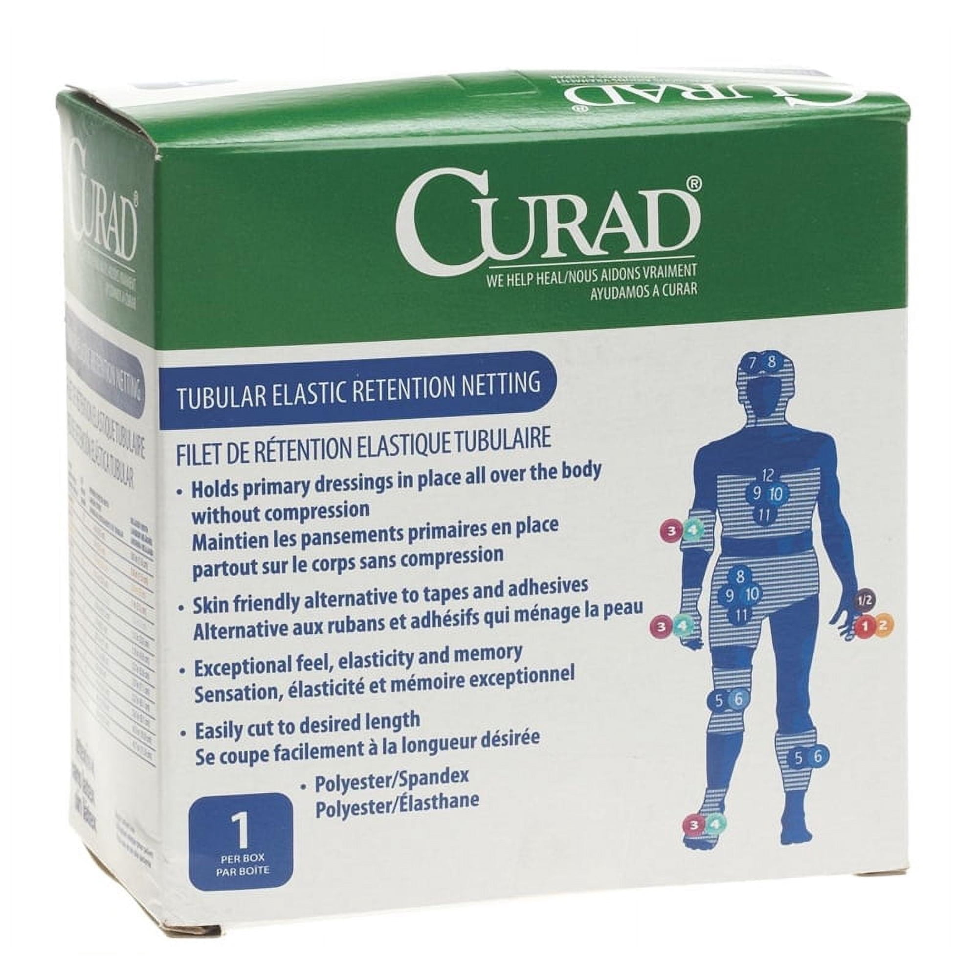 Medline CURAD Elastic Nets - 36"x 25 yd, x-Large Perineum - 1 Each / Each