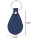 thumbnail image 4 of Kit de llaveros, llaveros de cuero en blanco con llavero, llavero de cuero para suministros de grabado láser de bricolaje, regalos, 4 colores, 4 of 5