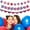 Multicolour, variant on Holiday Deals! Gspmoly Patriotism Bunting Banners Red Blue Star Pre Assembled 4Th of July Banners Holiday Hanging Decorations for Independence Day Memorial Day Party Home Decor Holiday Deals