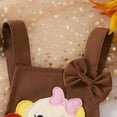 thumbnail image 6 of Douhoow Baby Girls Pumpkin Romper Sleeveless Tutu Turkey Jumpsuits Infant Halloween Bodysuit with Headband, 6 of 9