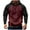 Wine, variant on Mens Hoodies Sweatshirt Pullover Athletic Outdoor Quarter Zip Hooded with Multi Pockets Sweatshirts (XL, Wine)