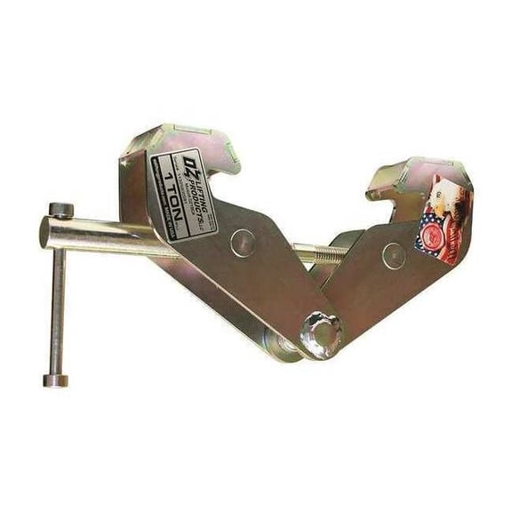 Oz Lifting Products Beam Clamp,Steel,2000 lb.,Manual OZ1BCA