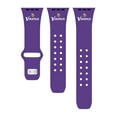 thumbnail image 2 of Purple Minnesota Vikings Silicone Apple Watch Band, 2 of 3