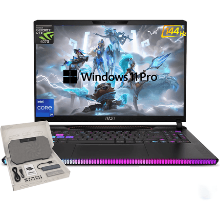 MSI Raider GE68HX Gaming Laptop, 16" FHD 144Hz, Intel i9-14900HX, GeForce RTX 4070, 64GB RAM, 2TB SSD, Backlit KB, Wi-Fi 7, Windows 11 Pro