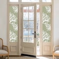 thumbnail image 2 of Coral Sage Green Window Privacy Film, Coastal White Ocean Marine Nautical Beach Static Cling UV Sun Blocking Heat Control Window Tint, Non-Adhesive One Way Windows Privacy Cover 17.7''x78.7'', 2 of 7