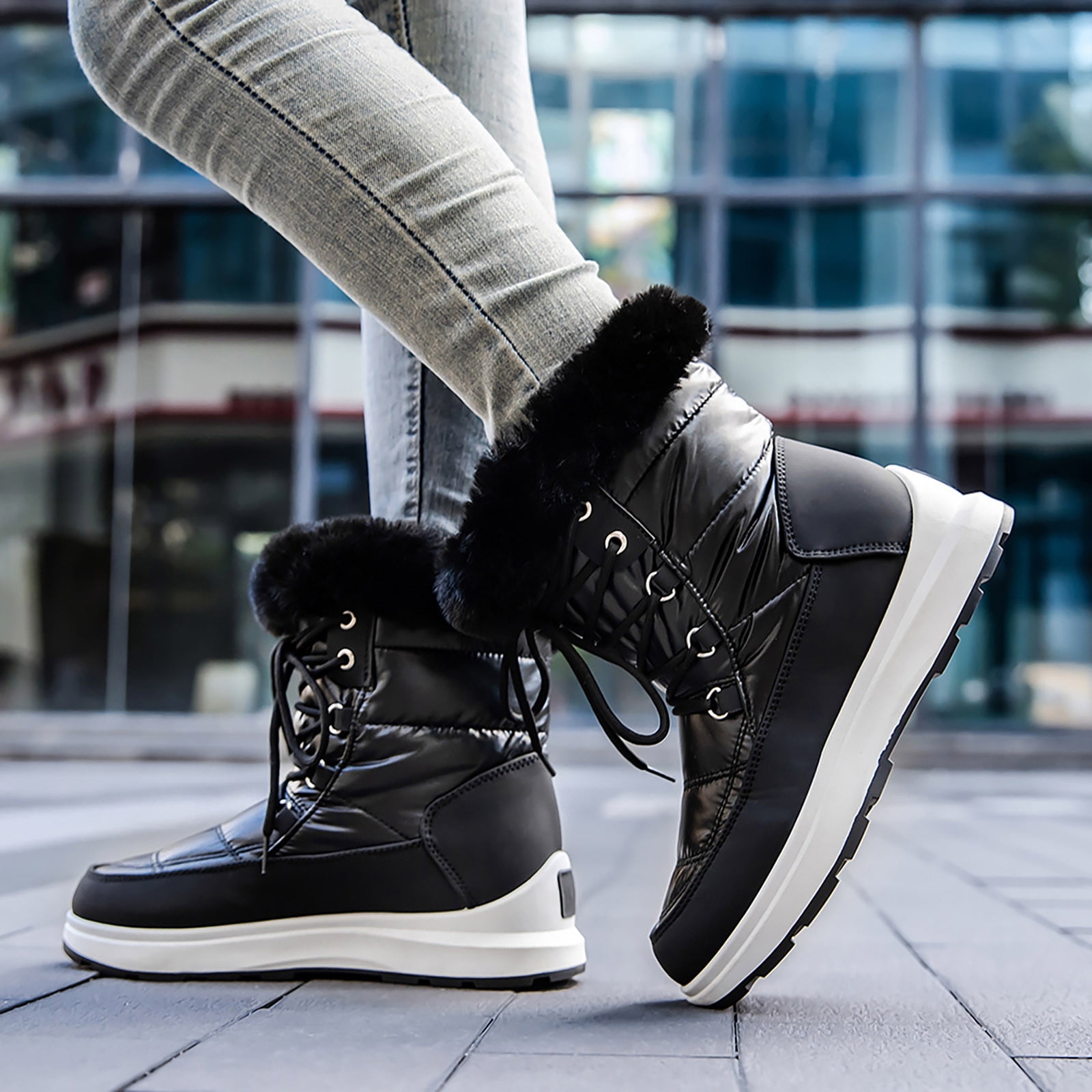 Bottes Hiver Chaussure Femme Walmart Asddcavvf Bottes De