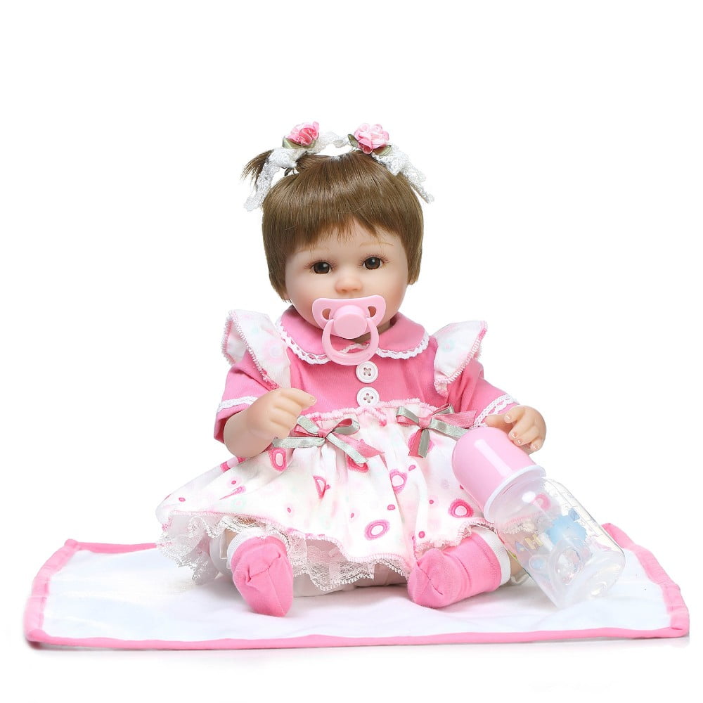 Suede Cloth Body For 18" Baby Newborn Dolls Reborn Toys Supplies Handmade diy