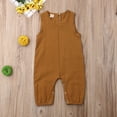 thumbnail image 3 of Mialoley Été Bébé Garçon/filles Bodysuit, Bambin Sans Manches Romper Combinaisons Tenues, 3 of 9