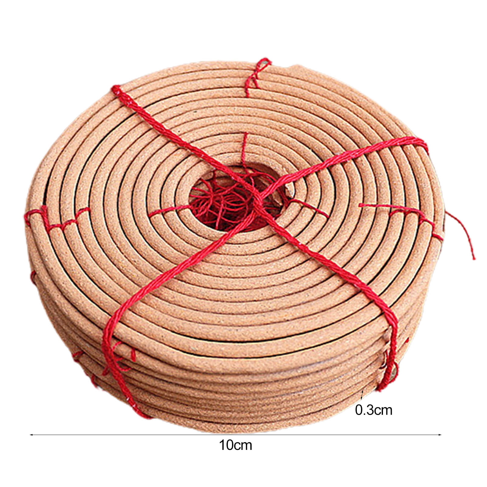 Hevirgo Natural Citronella Incense Coil Long-Lasting Burning Time Indoor Outdoor Camping Lighting Citronella Oil Incense Stick