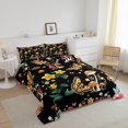 thumbnail image 3 of Erosebridal Boho Moth Bedding Full Comforter Set, Mandala Floral Down Comforter, Hippie Style Decor, Microfiber 3 Pieces, 3 of 7