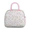 thumbnail image 2 of Lunch Bag Lunch Box for Women Reusable Insulated Lunch Bags,Water-Resistant Cherry Pink Cooler Lunch Tote Bag, Large Capacity for Work Travel Picnic, 2 of 6