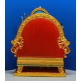 thumbnail image 2 of Hindu Hinduism Deity Elepahnt God Ganesha Ganesh On Throne Statue Remover Of Obstacles Figurine, 2 of 5