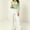 (Fashion 17)Green, variant on Aimik Trendy Pajama Sets for Women Long Sleeve V-Neck Tunic Tops and Long Pant 2 Piece Casual Loungewear Set,Pink,M