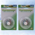 thumbnail image 2 of WRITWAA 2Set Plastic Thermometer for Accurate Temperature Measurement in Rustic Style Home and School, 2 of 8