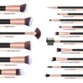 thumbnail image 6 of USTAR Makeup Brushes Kit 16PCs Makeup Brush Set Premium Synthetic Concealers Foundation Brush Blending Face Powder Blush Eyeshadow Brush Make up Brushes Set (Rose Golden), 6 of 11
