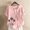 32 Rose, variante sur Staron Liquidation Hauts Tendance pour Femmes 2025 Manches Courtes Retroussées Été Grande Taille Coupe Ample Chemisiers Col Rond Imprimé Floral Tunique en Coton et Lin