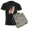 thumbnail image 6 of CafePress - EASTER ALPACHA Pajamas - Men's Dark Loose Fit Cotton Pajama Set, 6 of 7